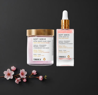 Combo 2x1 Aceite Truly Soft Serve After Shave + Crema hidratante