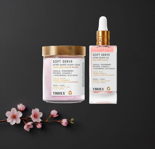 Combo 2x1 Aceite Truly Soft Serve After Shave + Crema hidratante